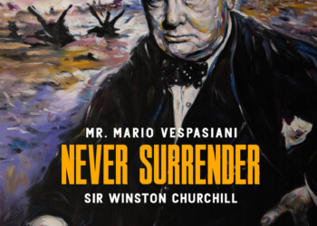 La grande mostra del 2024: “Mr. Mario Vespasiani – Never surrender – Sir Winston Churchill” al Museo Churchill