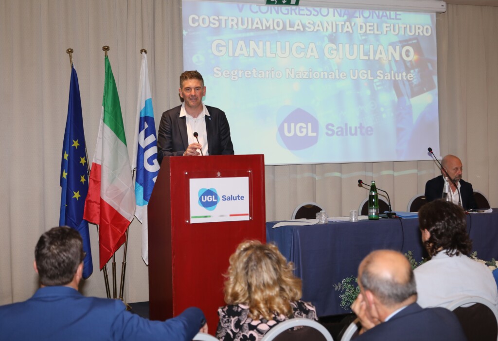 Gianluca Giuliano, segretario nazionale della UGL Salute.