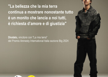 A Diodato il premio Amnesty International Italia, sezione big, con ‘La mia terra’