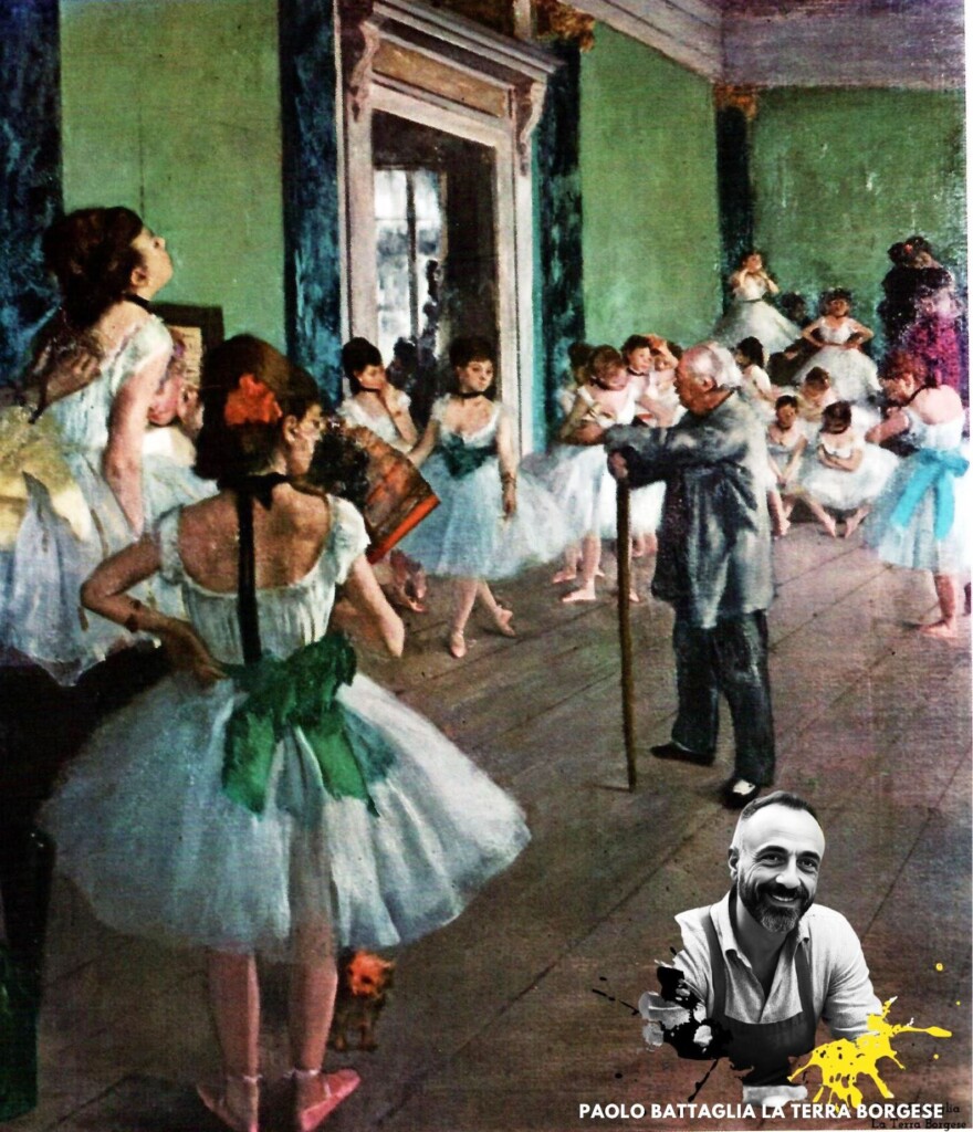 Il mondo della danza offriva uno spettacolo di grazia non infrequente ai tempi di Degas.