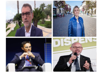 Cnpr forum (da sinistra in senso orario Merola, Tenerini, De Bertoldi e Turco)