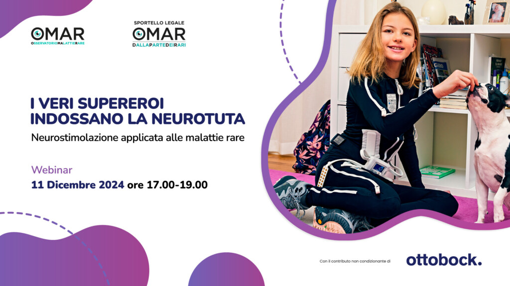 webinar “I veri supereroi indossano la neurotuta. Neurostimolazione applicata alle malattie rare” che vedrà il confronto tra clinici