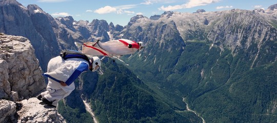 Base jumping morto incidente trentino