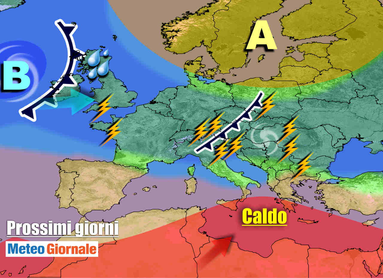 immagine 1 articolo meteo 7 giorni temporali ma sta per arrivare estate