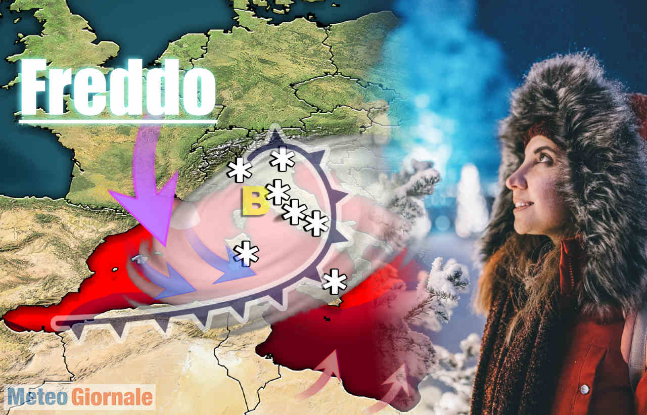 Evoluzione meteo verso freddo.