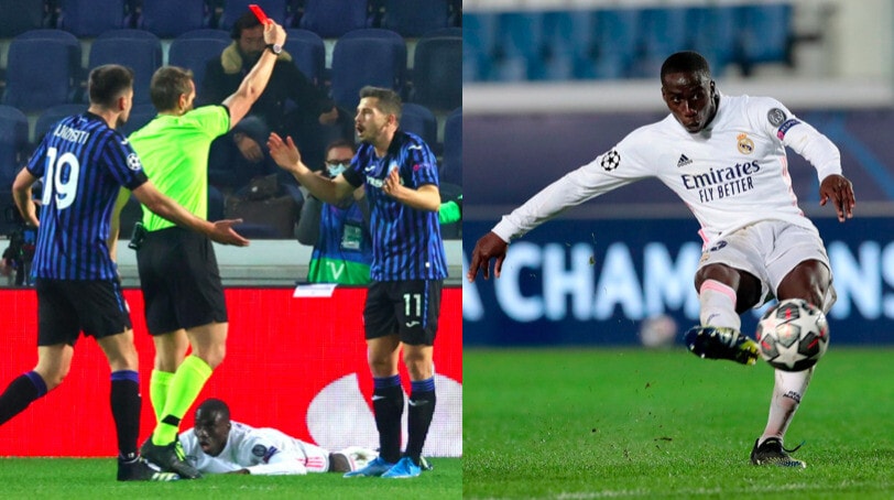 Rosso a Freuler, gol di Mendy nel finale: Atalanta ko con il Real