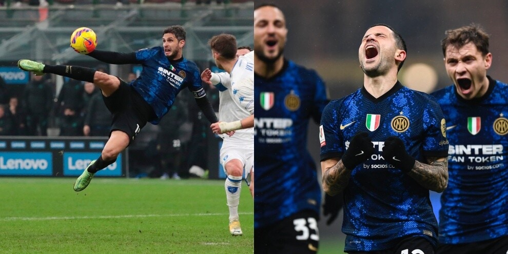 Rovesciata di Ranocchia e gol di Sensi: Inter ai quarti