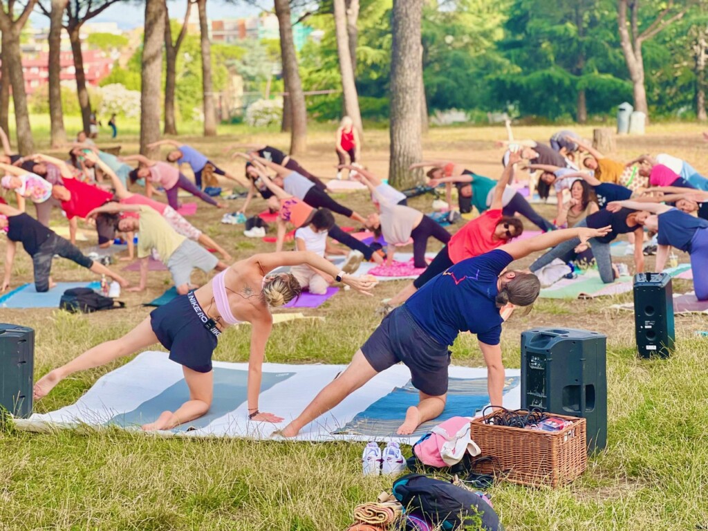la rassegna di yoga gratuito, giunta alla sua XI edizione, che proseguirà fino a domenica 15 settembre